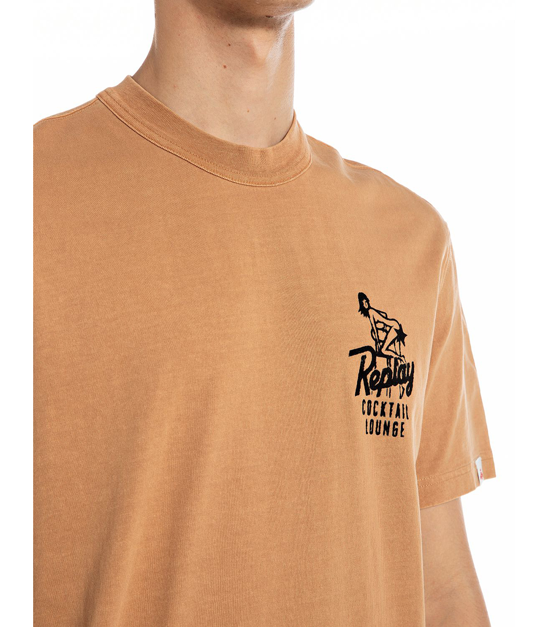 リラックスフィット コットンジャージー グラフティーTシャツ 詳細画像 ライトオレンジ 3